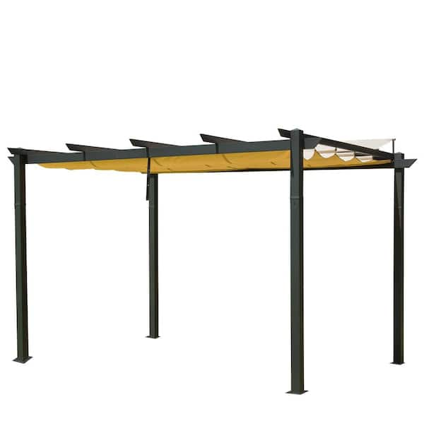 domi outdoor living 13 ft. W x 9 ft. D Aluminum Pergola with Weather ...