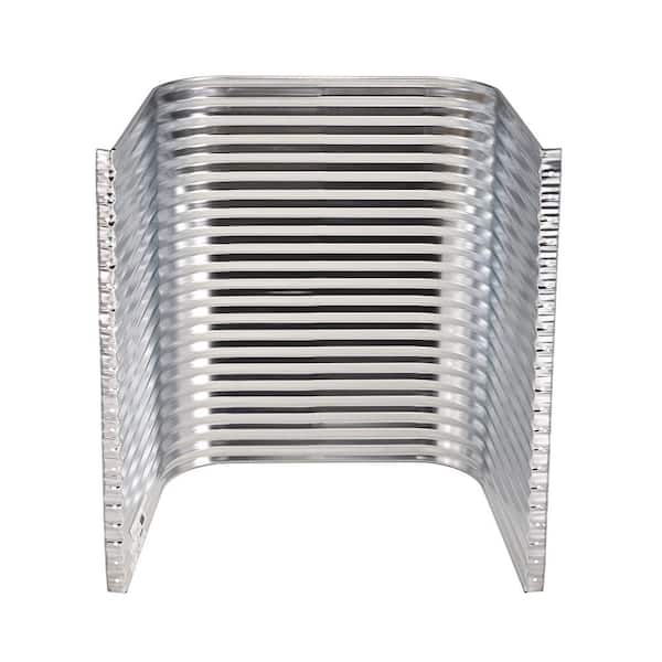 SHAPE PRODUCTS 50 in. W x 36 in. D x 60 in. H Galvanized Steel Egress Window Well