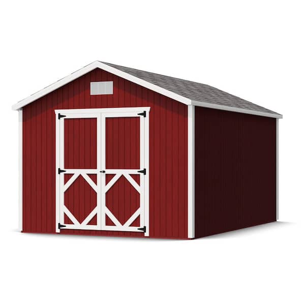 Little Cottage Co. Classic Gable 10 ft. x 14 ft. Outdoor Wood Storage Shed Precut Kit (140 sq. ft.)