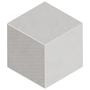 Panama Hex Diamond Deco 8-5/8 in. x 9-7/8 in. Porcelain Floor and Wall Tile (11.5 sq. ft./Case)