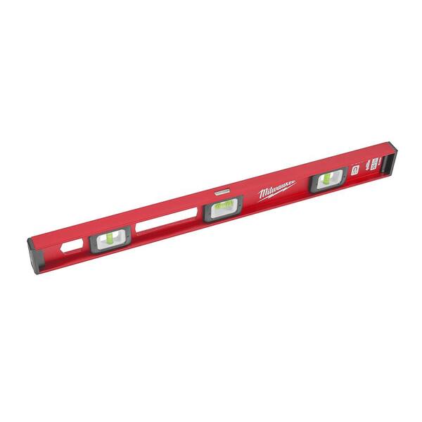 Milwaukee - 24 in. Magnetic I-Beam Level with 7 in. Billet Torpedo Level