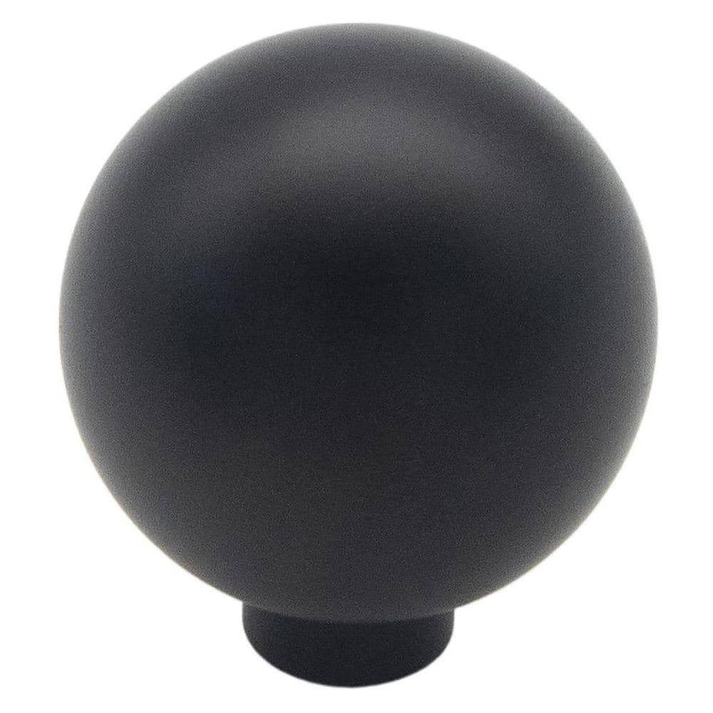Harmony Collection Round Knob 1-1/16 in. Diameter Matte Black Round Cabinet Knob (Set of 10) price history on PriceWatchPro