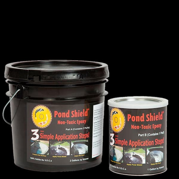 Pond Armor Pond Shield 3-gal. Black Non Toxic Epoxy