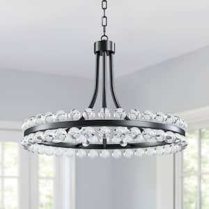 Maxax 18-Light 43 in. Rust Traditional Candle Dimmable Chandeliers