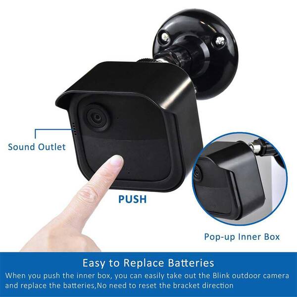 New 360° Rotation Adjustment Rainproof Wall Mount Bracket Housing Cover And Wall Mount For All New Blink- Indoor Outdoor Home