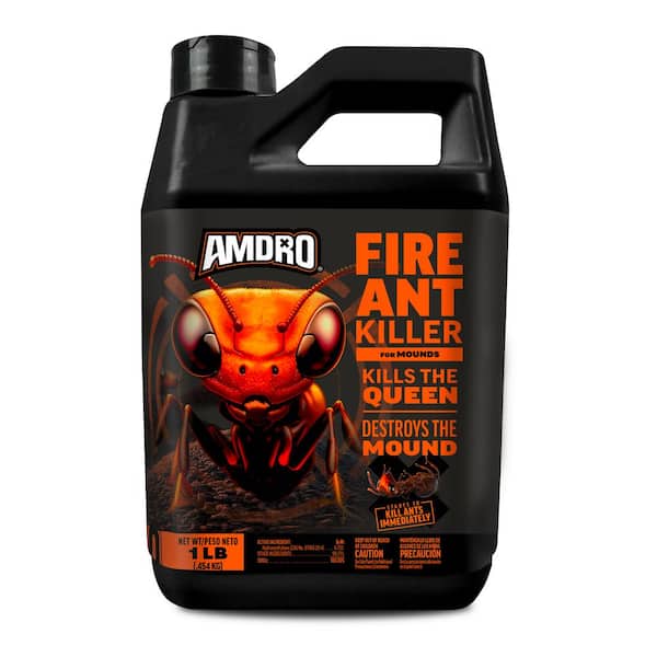 AMDRO 1 lb. 2,000 sq. ft. Outdoor Fire Ant Killer Granule Bait for Mounds and Lawns
