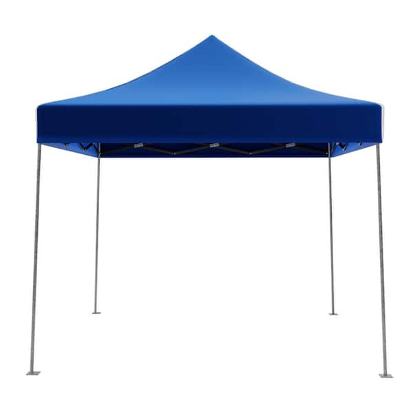 Stalwart 10 ft. x 10 ft. Pop-Up Canopy Set with Instant Set-Up and ...