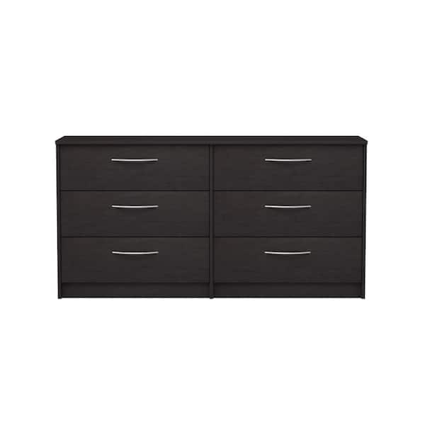 Unbranded Finch 6-Drawer Espresso Dresser