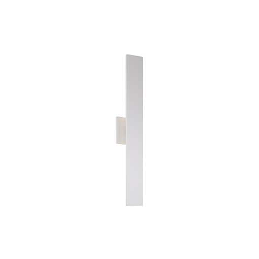 Vesta Minimalist White LED Wall Sconce 28" Aluminum