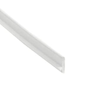 Designbase-SLZ Grey 11/32 in. x 8 ft. 2-1/2 in. PVC Sealing Lip for Aluminum Edge Trim