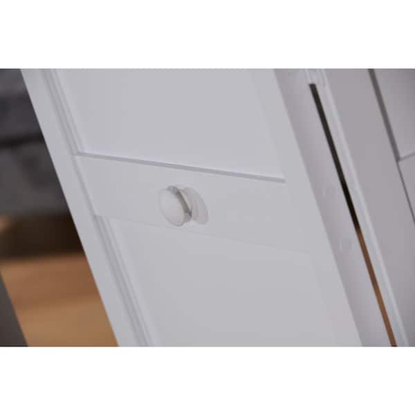 Pinecroft 24 in. x 80 in. Seabrooke Shaker Style White Hollow Core