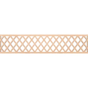 Manchester Fretwork 0.375 in. D x 46.75 in. W x 10 in. L Red Oak Wood Panel Moulding