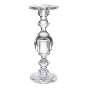 Radiance Clear Glass Candle Holder