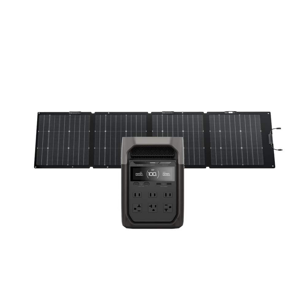 1800-Watts DELTA 3 Portable LFP Power Station with 220-Watts Solar Panel, 1024Wh Battery Generator, Push-Button Start price history on PriceWatchPro