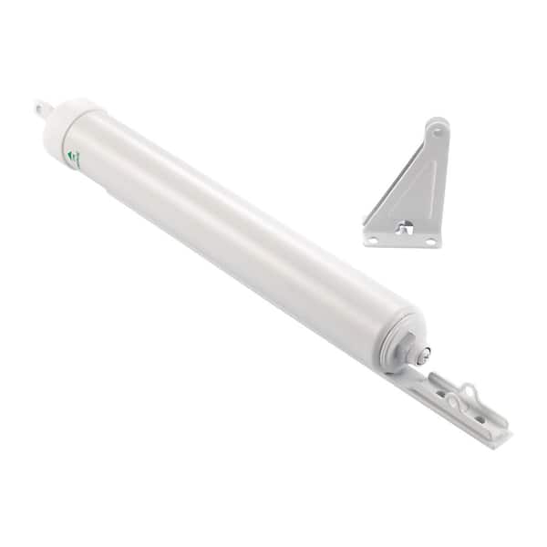 IDEAL SECURITY Quick-Hold Heavy Storm Door Closer with Torsion Bar (White)