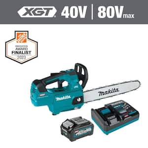 XGT 14 in. 40V max Brushless Battery Top Handle Electric Chainsaw Kit (4.0Ah)
