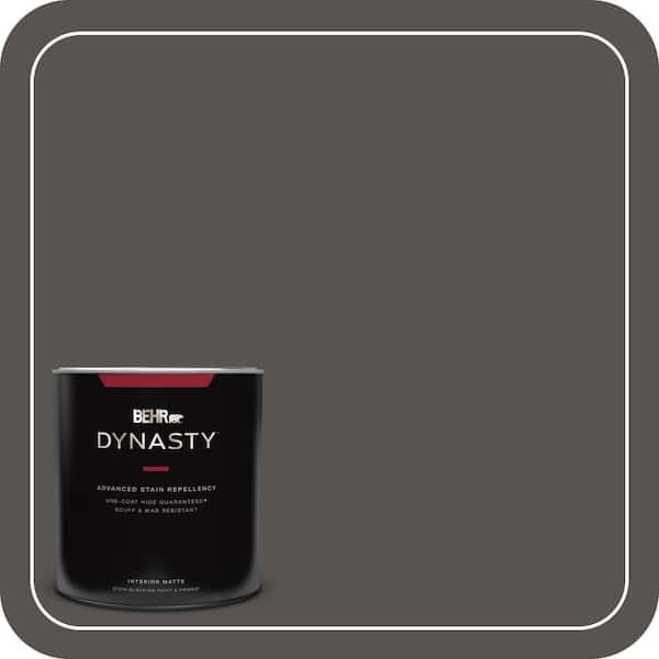 BEHR DYNASTY 1 qt. #BXC-23 Catskill Brown Matte Interior Stain-Blocking Paint and Primer