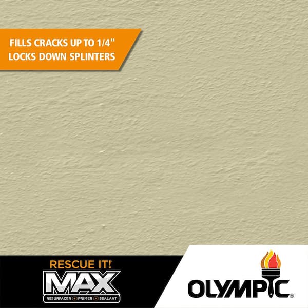 Rescue It 5 gal. SC-1057 Outside White Solid Exterior Deck Resurfacer and Primer with Sealer