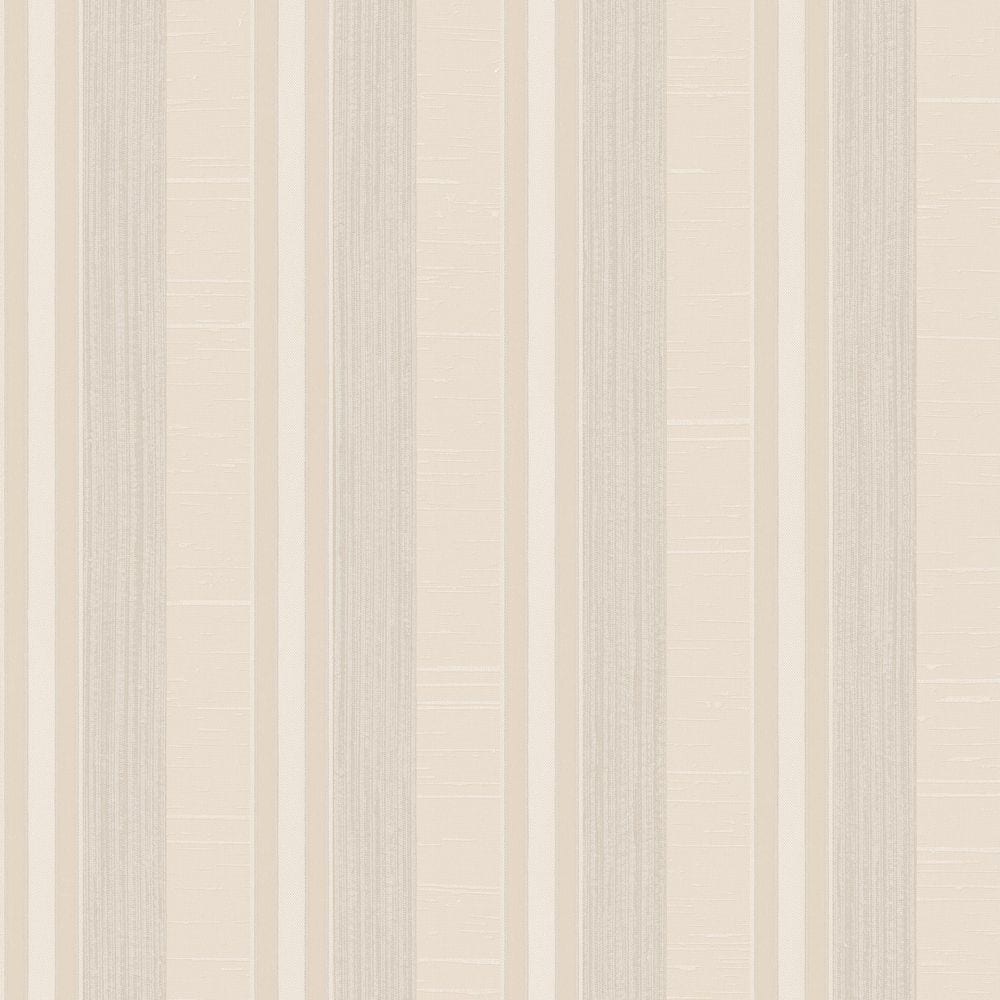 Palazzo 2 Collection Beige Silk Stripe Vinyl on Non-Woven Non-Pasted Wallpa