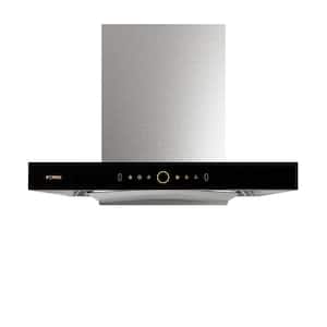Perimeter 30 in. 1200 CFM Ducted Wall Mount Range Hood in Stainless Steel with Capture Shield Technology