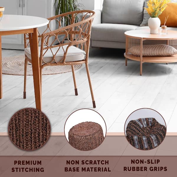 Morvat Brown Furniture Leg Socks for Table, Chairs and Furniture