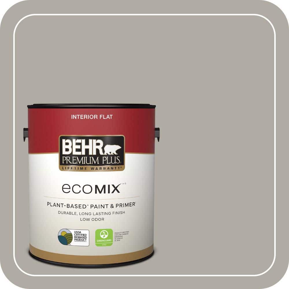 1 gal. Home Decorators Collection #HDC-NT-09G Stingray Gray Flat EcoMix Plant-Based Interior Paint & Primer price history on PriceWatchPro