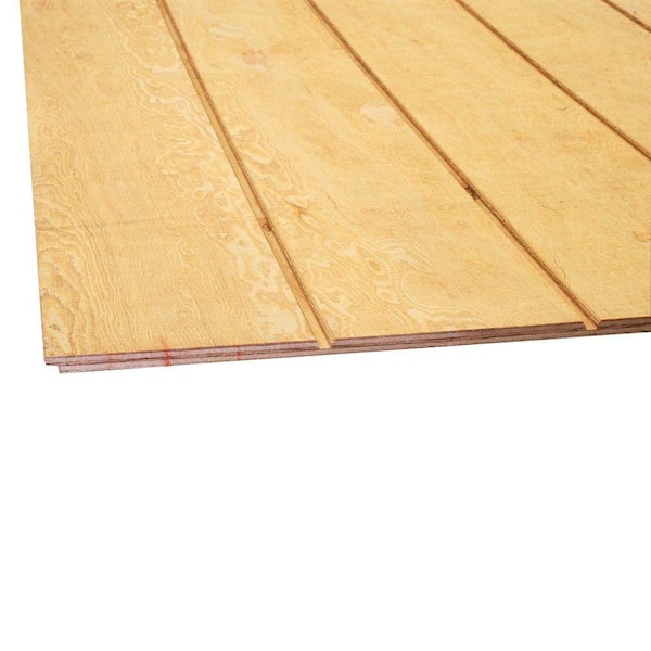 Unbranded 19/32 in. x 48 in. x 96 in. T1-11 8 in. On-Center Plywood Siding