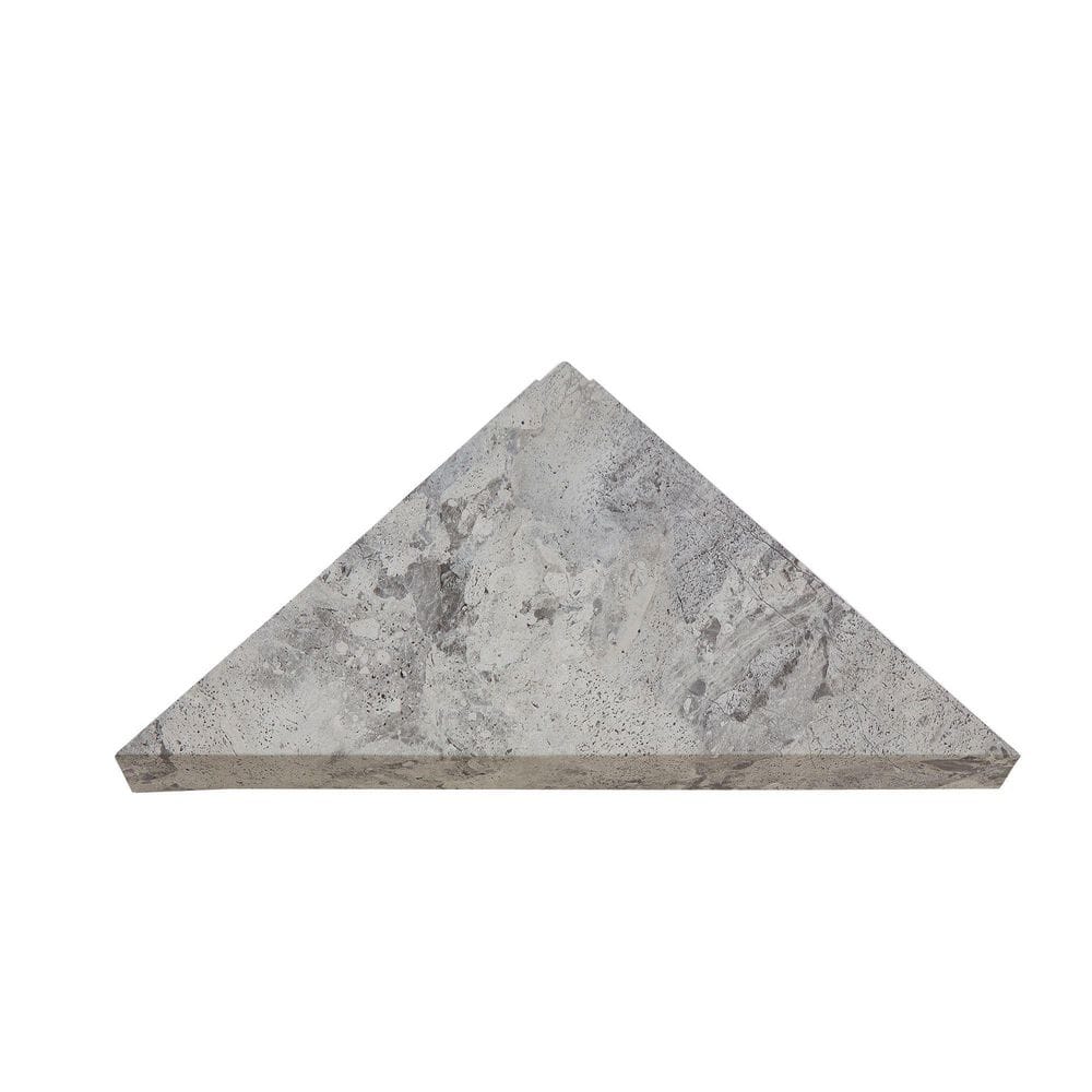 PALISADE 14.56 in. x 7.12 in. Vinyl Waterproof Corner Shower Shelf in