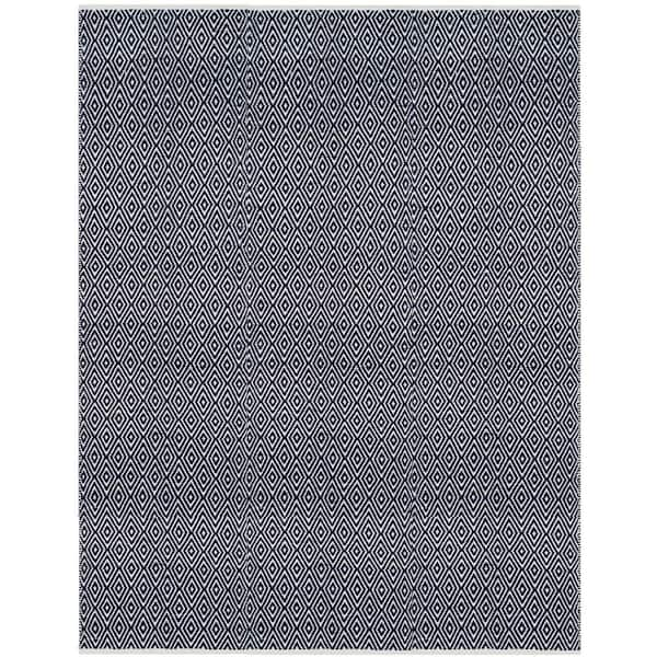 SAFAVIEH Boston Navy 5 ft. x 8 ft. Multi-Diamond Geometric Area Rug