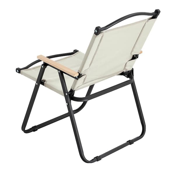 2-Pieces Folding Beach Chair, Steel Tube, PP Webbing, Bearing 120kg