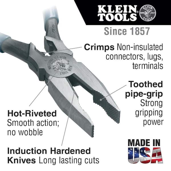 Klein Tools Universal Combination Pliers, 8-Inch 12098 - The Home
