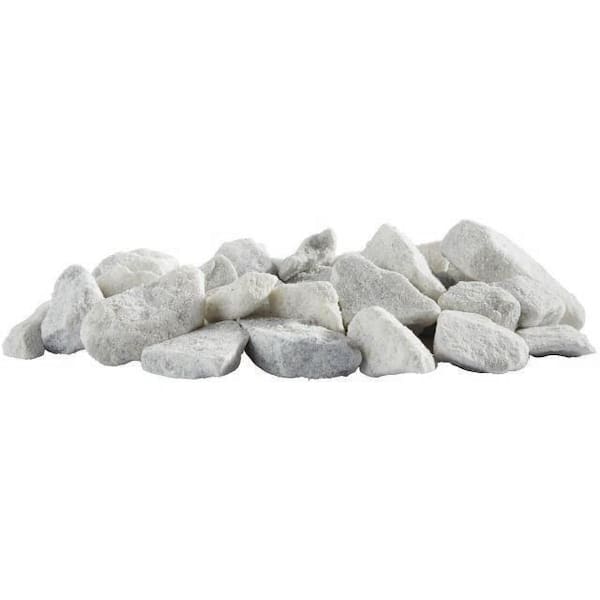 Vigoro 0.5 cu. ft. Bagged White Decorative Landscape Rock 54781V