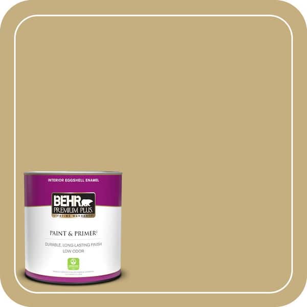 BEHR PREMIUM PLUS 1 qt. #MQ2-29 Cliff Ridge Eggshell Enamel Low Odor Interior Paint & Primer