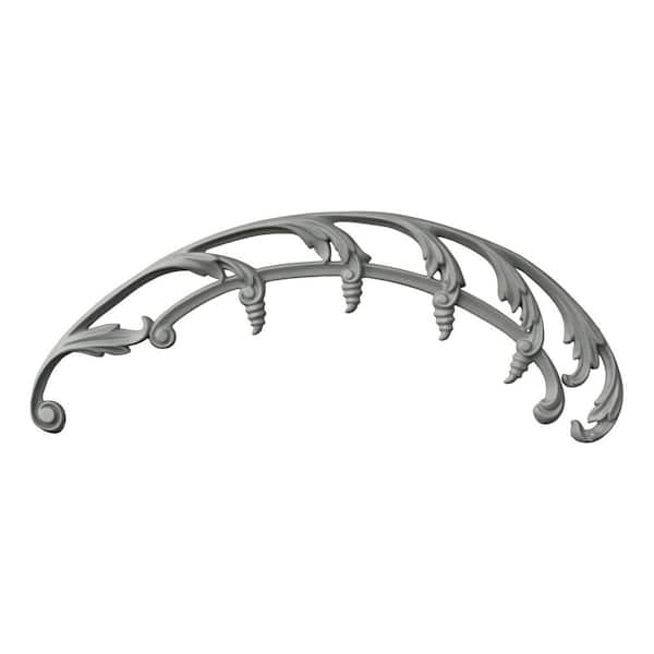 0.63 in. x 6.5 in. x 17 in. Polyurethane Applique and Onlay Moulding