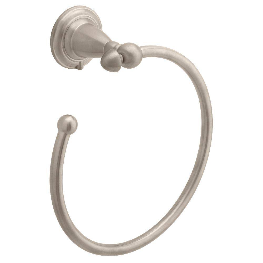 Delta Victorian Towel Ring In Stainless Steel 75046 SS The Home Depot   Stainless Steel Delta Towel Rings 75046 Ss 64 1000 