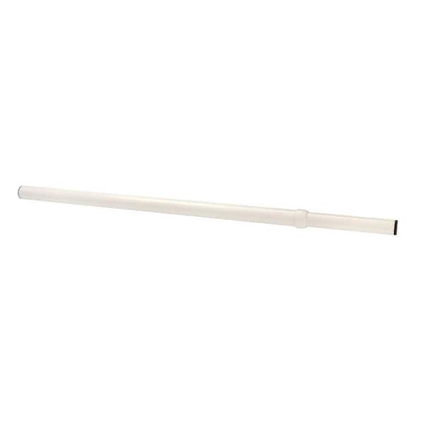 Lido Designs 20-30 in. White Extend and Lock Steel Adjustable Closet Rod