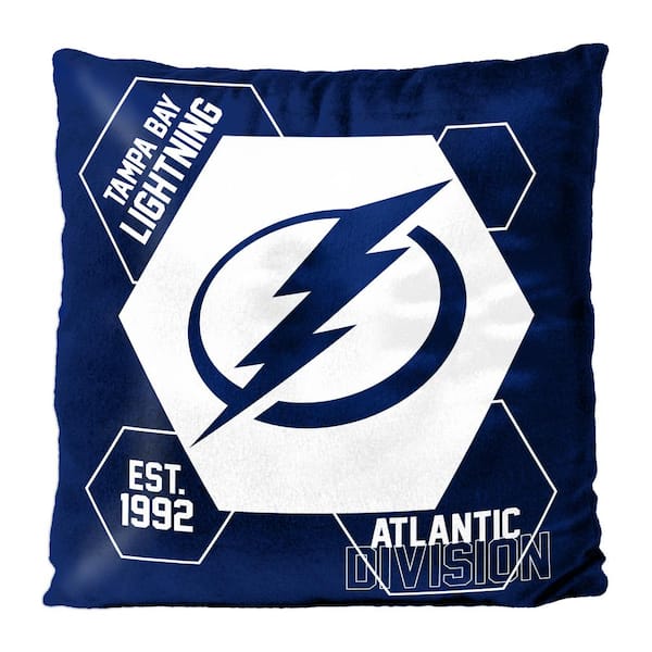 THE NORTHWEST GROUP NHL Lightning Connector Velvet Reverse Pillow