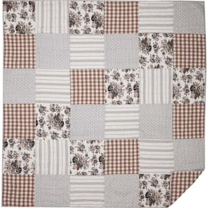 Annie Portabella Floral Patch Queen Cotton Quilt