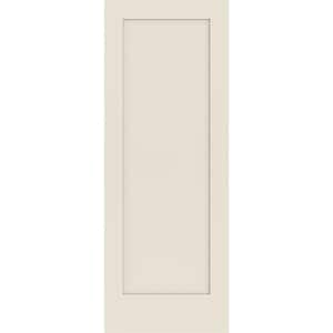 28 in. x 80 in. 1 Panel Shaker Solid Core Primed Wood Interior Door Slab