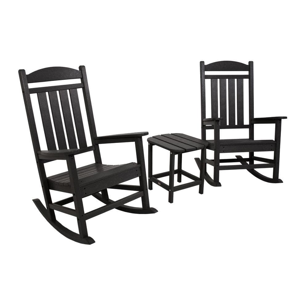 Presidential Black 3-Piece Patio Rocker Set price history on PriceWatchPro