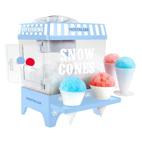 160 oz. Blue Snow Cone Machine With 2-Cones and Ice Scoop