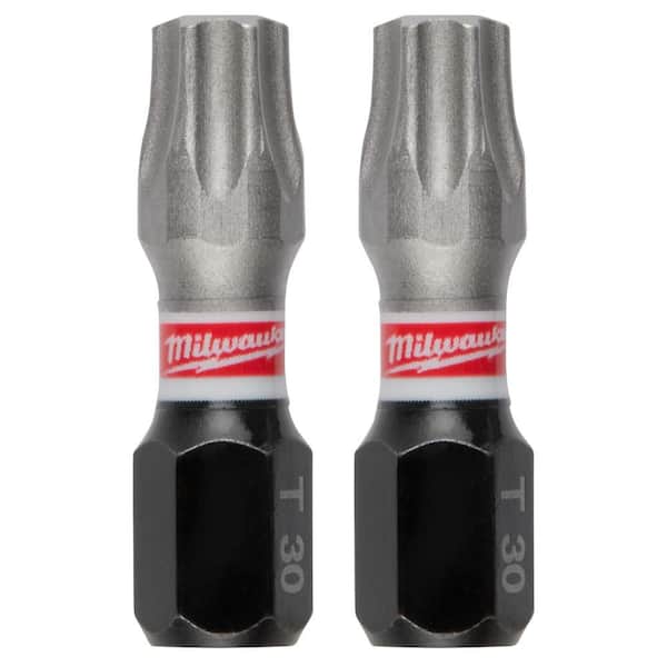 Milwaukee SHOCKWAVE Impact Duty 1 in. T30 Torx Alloy Steel Insert