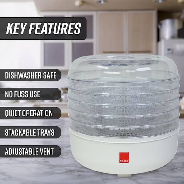 5-Stainless Steel Embedded Tray Food Dehydrator