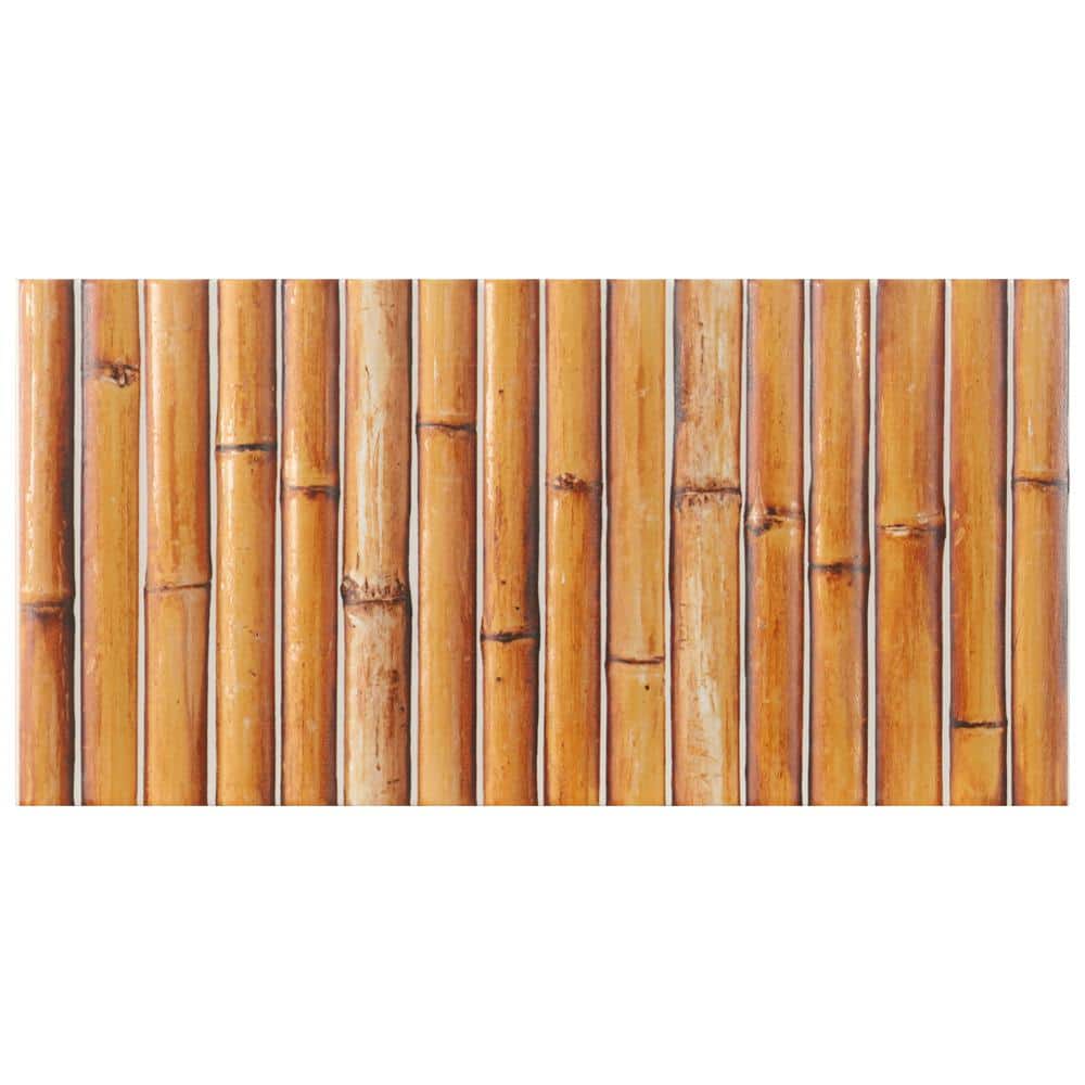 Bamboo Haven Clay Brown 5-7/8 in. x 11-7/8 in. Fluted Ceramic Wall Tile (9.8 sq. ft./Case) price history on PriceWatchPro