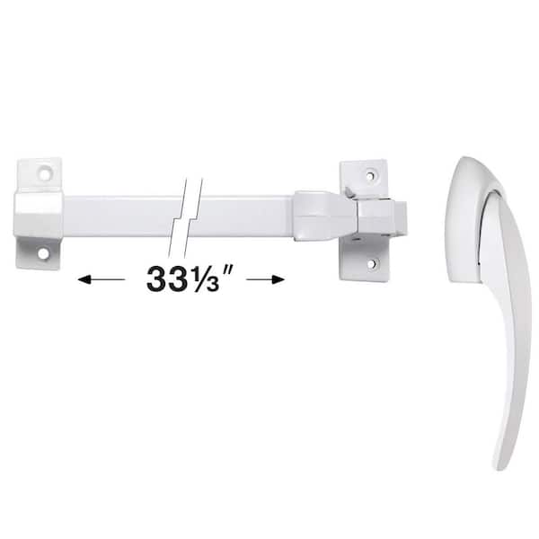 IDEAL SECURITY White Touch Bar Latch Set