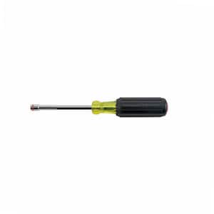 1/4 in. Heavy Duty Magnetic Tip Nut Driver with 4 in. Hollow Shaft- Cushion Grip Handle