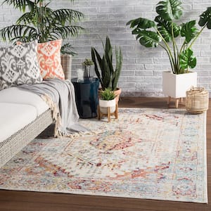 Indie Medallion 5 ft. 3 in. x 7 ft. 6 in. Multicolor Area Rug