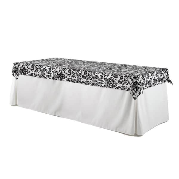 Lifetime 8 Ft Utility Table In White, 8 Foot Round Tablecloth