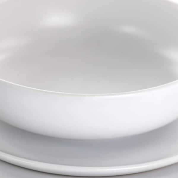 GIBSON ELITE Stoneware 4-Piece Gracious Dining Bakeware Set in White  985118067M - The Home Depot