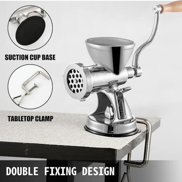 Manual Meat Grinder With Mixing Blades, Slicer And Mincer Function